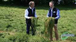 Agritech reps in a silage 2020 field